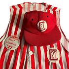 Vintage Cornell University Reunion Vest   Hat Class Of 1927 Rare Pinstripe 1940s