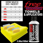 Graphene 10 Year Ceramic Car Coating  pro Grade Protection  3 38oz 100ml - Kit