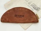 This Is Ground Brown Leather Coin Purse
