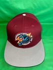 Santa Cruz Manufactured By The Original         panther Snapback Hat Maroon grey Nwt