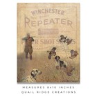Vintage Winchester Shotgun Shell Box Art Print 8x10 Quail Hunting Cabin Decor