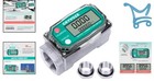 1 Inch Digital Turbine Fuel Flow Meter 2 6-26 Gpm Npt Water Diesel Gasoline