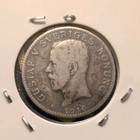 1916 W Sweden 1 Krona Coin  Silver 0 8  Lovely Collectable Condition 