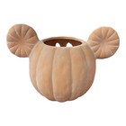 Mickey Mouse Terra Cotta Halloween Pumpkin Enesco Votive Candle Holder