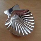 Tiffany   Co Clam Sea Shell Dish Sterling Silver Footed Collectible Decor