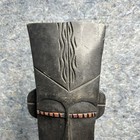 Handcrafted African Wood Statue Figure Ghana Tribal Art 17 5    Tall Vintage Decor