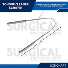 Tongue Bad Breath Cleaner Scraper Oral Care Dental Tool Stainless German Grade