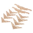 1 2pcs 40 11cm Wood Appliques 4 8pcs 15 15cm Decorative Corner Appliques Classic