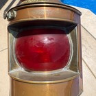 Vintage Ship Port    Starboard Copper Lanterns Nautical Oil Lamps Hong Kong