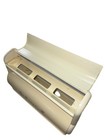 Vtg Atomic Starburst Lustro Ware Beige Paper Towel Wax Paper Holder Gold Mcm