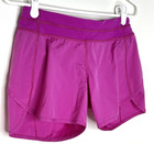 Ivivva By Lululemon Girls 14 Athletic Running Shorts Berry Pink 4-1 2  Inseam