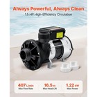 1 5 Hp Spa Pump 110v-120v Hot Tub Bathtub Circulation Pump With 1 5-inch Port