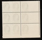 5d Green Queen Elizabeth Ii Booklet Sheet Blk Imperforated At Left Muh Bw 400bc
