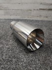 Vibrant 1226 3 5in Round Ss Exhaust Tip  double Wall Angle Cut Beveled Outlet 