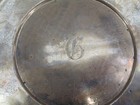 Vintage Watson Sterling Silver L17 246 Grams Plate Platter 10  Mongrammed Scrap 