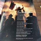 Vintage Les Miserable 1997 Theatre Program Brochure Book Rare Collectable
