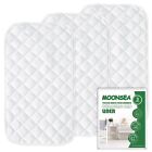 Waterproof Changing Pad Liners Bamboo Terry Baby Changing Mat 14  x27   3 Pack