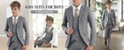 Suit For Boys Wedding Tuxedo Slim Fit 3pcs Kids Formal Tuxedo Suit Child Blazer