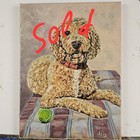  Original Oil Painting Pet Portrait 9  12 Inches  Cute Dog  Custom Work 