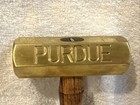 Vintage 1960 s University Of Purdue Boilermakers 12 Inch Bronze Head Hammer Rare