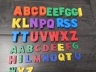 Colorful Magnetic Letters   Numbers 78 Count Random Sizes