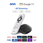 Onn 4k Streaming Device  Google Tv - Fast Streaming  Ultra Hd  8gb Storage  2gb