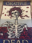 Grateful Dead Vintage Blanket   Tapestry 1984 Grateful Dead Official Merc  Gdm