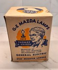 Vintage G-e Mazda Lamps Thomas A edison General Electric Usa Cardboard Box bulb