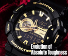 Casio G-shock Ga-400gb-1a9 Black Gold Analog Digital Watch 200m Magnetic Resist