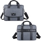 Classic Nylon School Business Briefcase Messenger Case For 13  15  17  Laptop