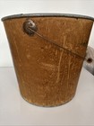 Sweetest Maid Confections Antique Cardboard Pail With Wooden Handle