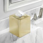 Metal Square Tissue Box Cover For Bathroom - Modern Steel Holder dispenser