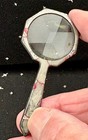 Vintage Small Magnifying Glass W octagonal Bakelite Frame W handle 3 