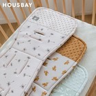 Stroller Cushion   Seat Belt Cover 2pcs set Universal Baby Pram Seat Pad Soft Ki