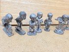 Michael Ricker Handcrafted Pewter Mini Sculptures Assorted Sports Kids 10pc Lot