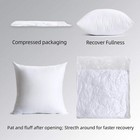 18 X 18 Pillow Inserts Outdoor  Pack Of 4 Water Resistant Hypoallergenic Square 