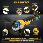 Cordless Angle Grinder Fits Dewalt 20v Battery  no Battery  4-1 2 In  10000 Rpm