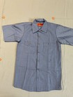 Red Kap Men s Industrial Work Shirt  Regular Fit  Short Sleeve  Exo