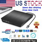 Slim External Usb 3 0 Dvd Cd Rw Writer Drive Burner Reader Player For Laptop Us