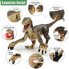 Remote Control Dinosaur Toyselectronic Walking Toys With Led Light Up realis