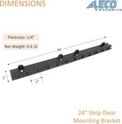 Awoco Htp Maxbullet Vinyl Mount    blk gry Strip Door For Pet House By Aleco