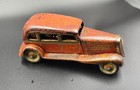 Vintage Japan Tin Toy Car - Wind-up  Rare Collectible  Non-working  needs Repair