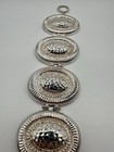 Vtg Sterling Silver Signed Thailand Toggle Oval Link Bracelet 58 Grams 925 Read