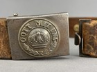 Ww1 Allied Soldier  hate Belt  Trench Art  With 21 Buttons And German Buckle