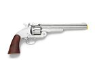 Denix M1869 Schofield Western Nickel Finish Non-firing Replica Pistol  Brand New