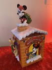 Disney Bradford Exchange Cookie Jar Mickey Minnie Pluto Donald Never Used Rare