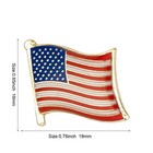 200  Patriotic Country National Country Flag Lapel Pin Badge Brooches Metal With