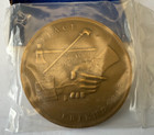 Bronze John Adams Presidential Medal 3  President Original Bag   Box 102