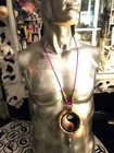 Yin Yang Buddist Tibet Necklace Talisman Medallion Pendant Amulet Asian Jewelry