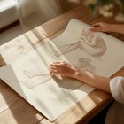 Elegant Nude Study Wall Art Poster - Classic Figure Drawing Home Decor